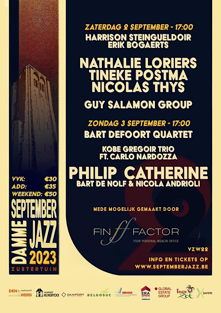 affiche FinFactor September Jazz 2023